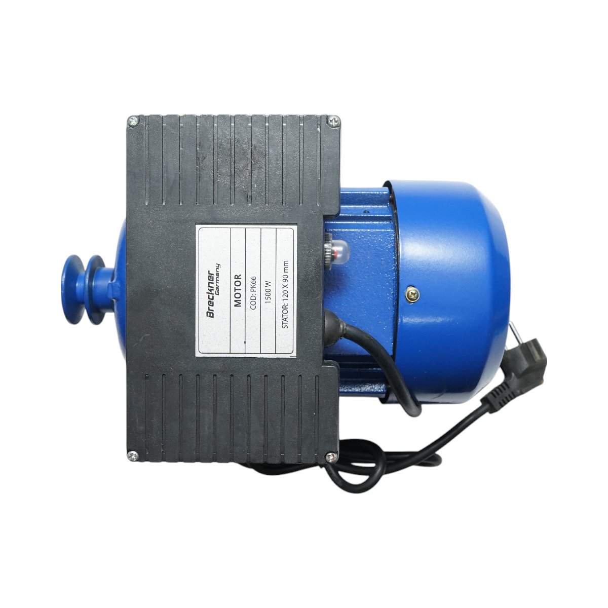 Motor electric monofazat 1.5KW, 220V, stator 120x90mm, motor cu fir aluminiu si protectie termica Breckner Germany
